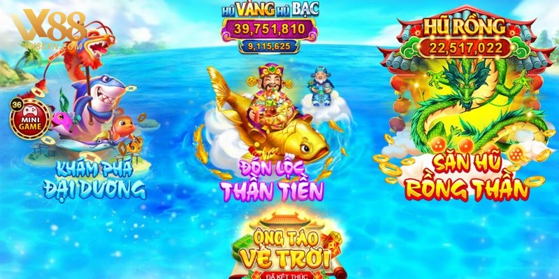 Khám phá thế giới đại dương thu nhỏ trong game bắn cá